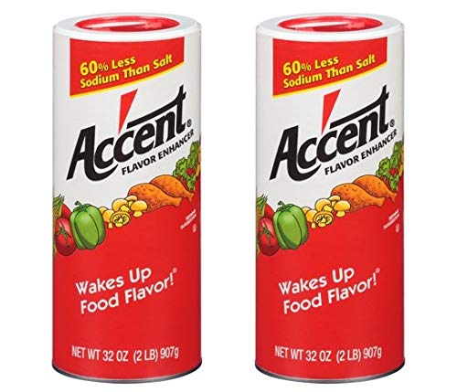 Accent Flavor Enhancer, 2 lb Canister (Pack of 2)
