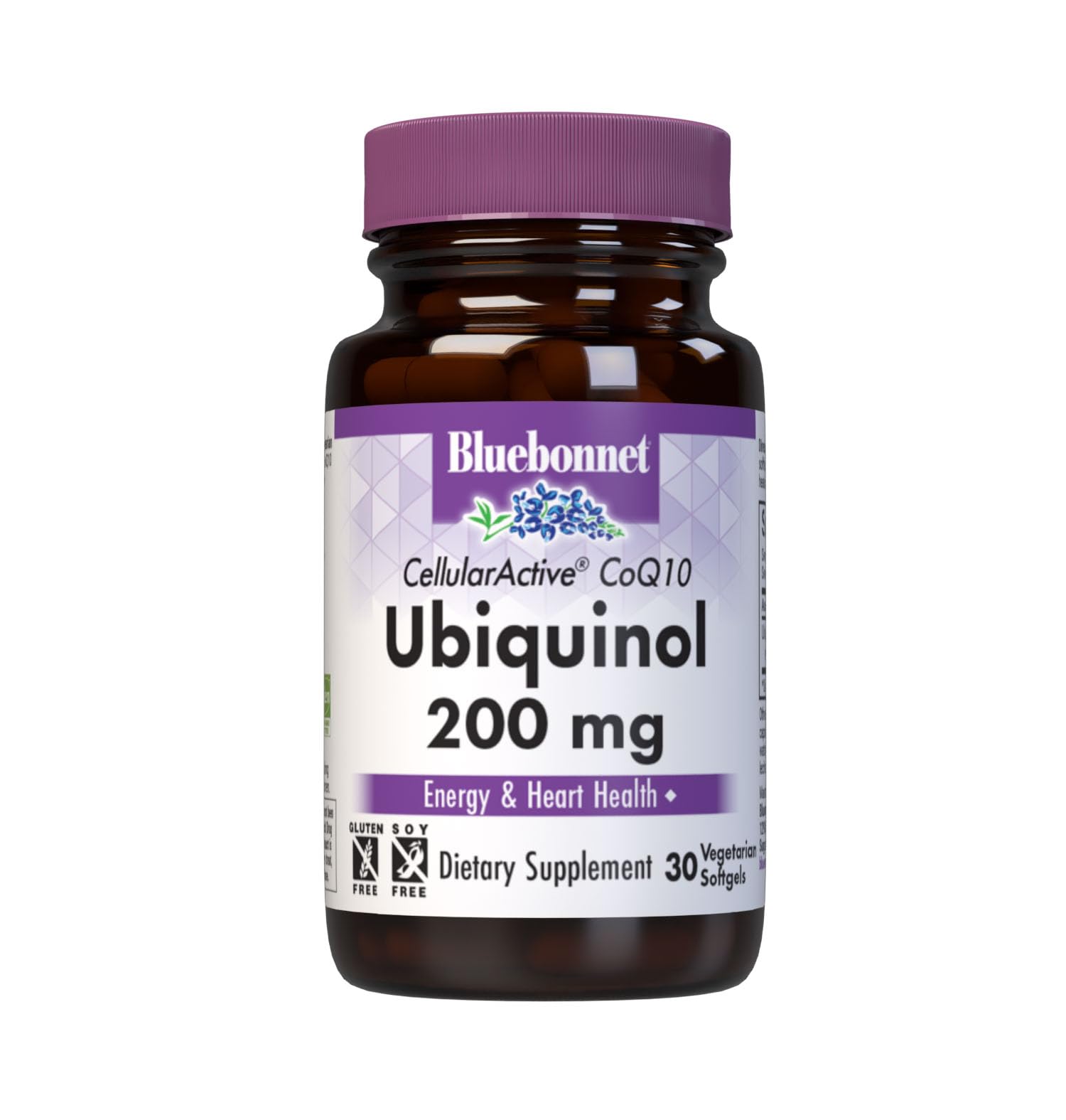 Bluebonnet Active CoQ10 Ubiquinol 200 mg with Kaneka Softgels, 30 Count