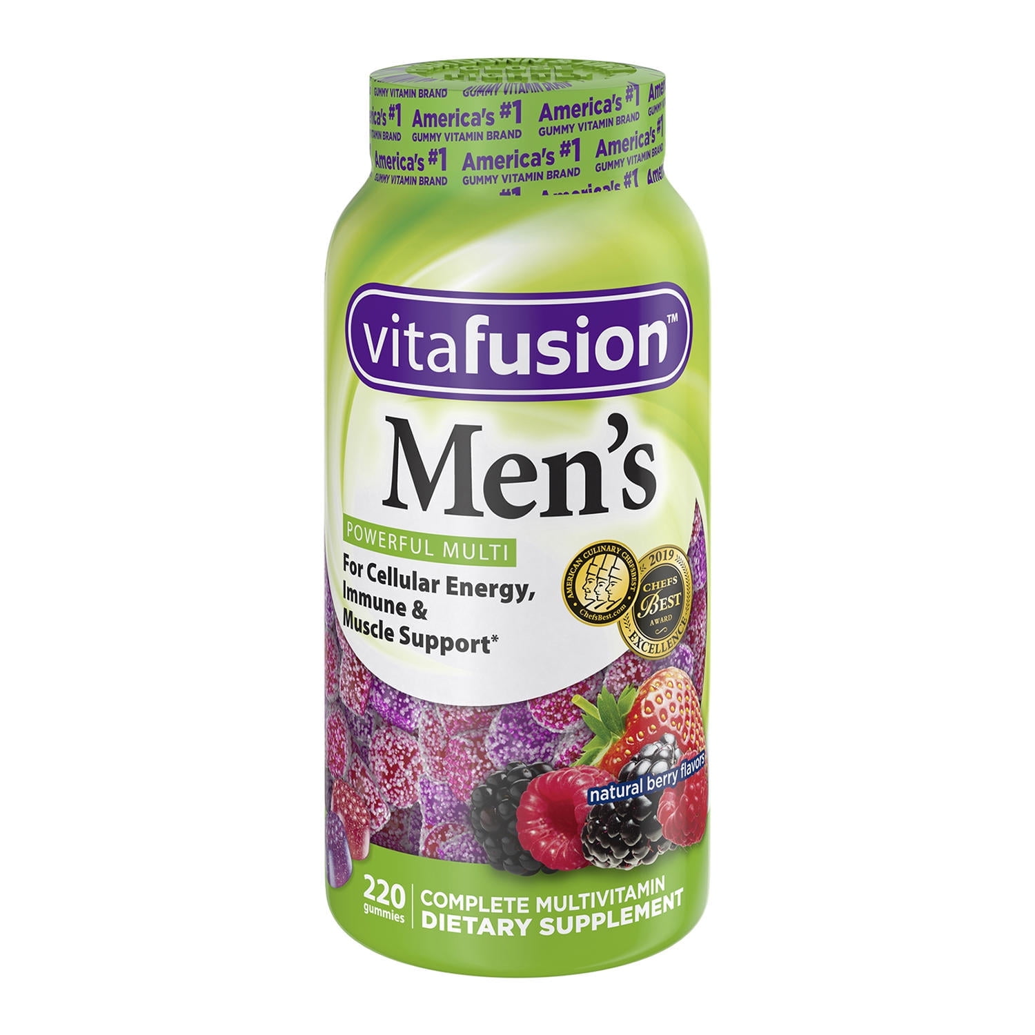 vitafusion Adult Multivitamin Gummies for Men, 220 Count