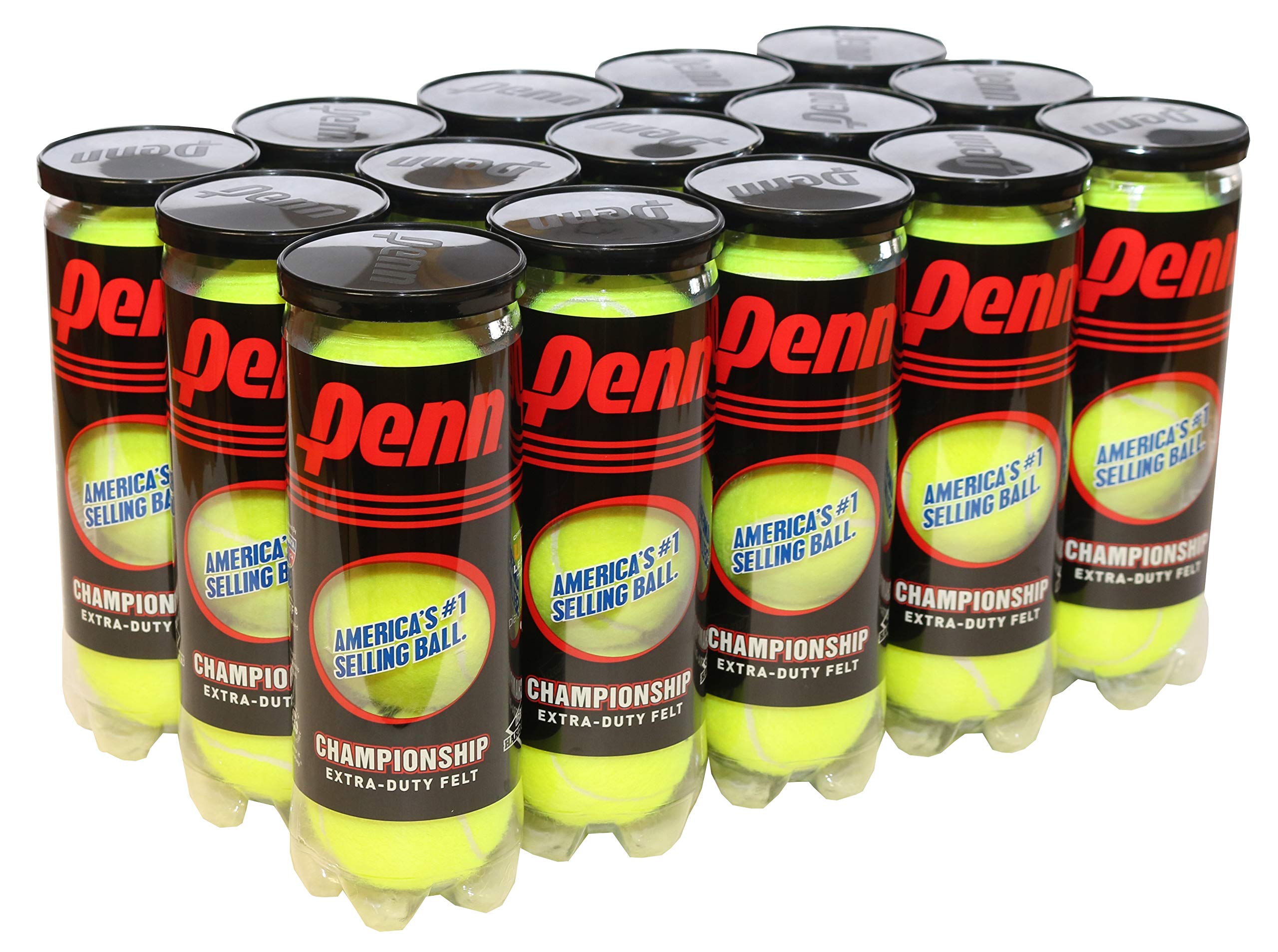 Penn Championship Extra Duty Tennis Balls, 15 Cans (45 Balls)