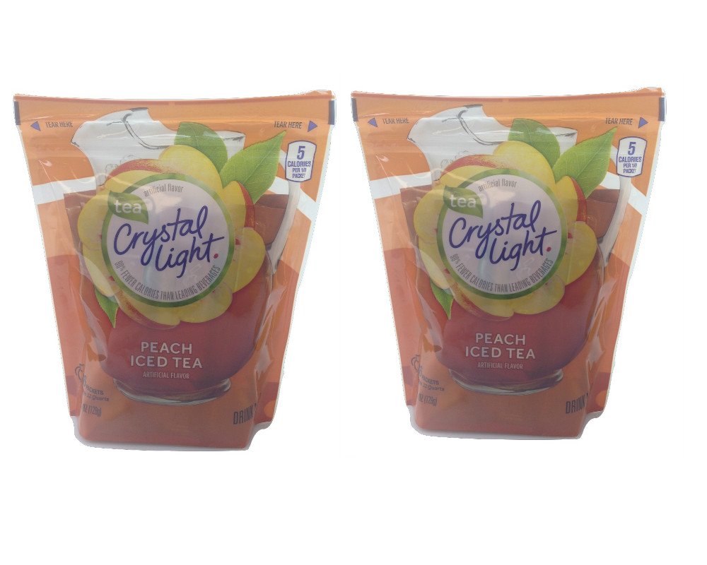 Crystal Light Peach Tea Drink Mix Sticks