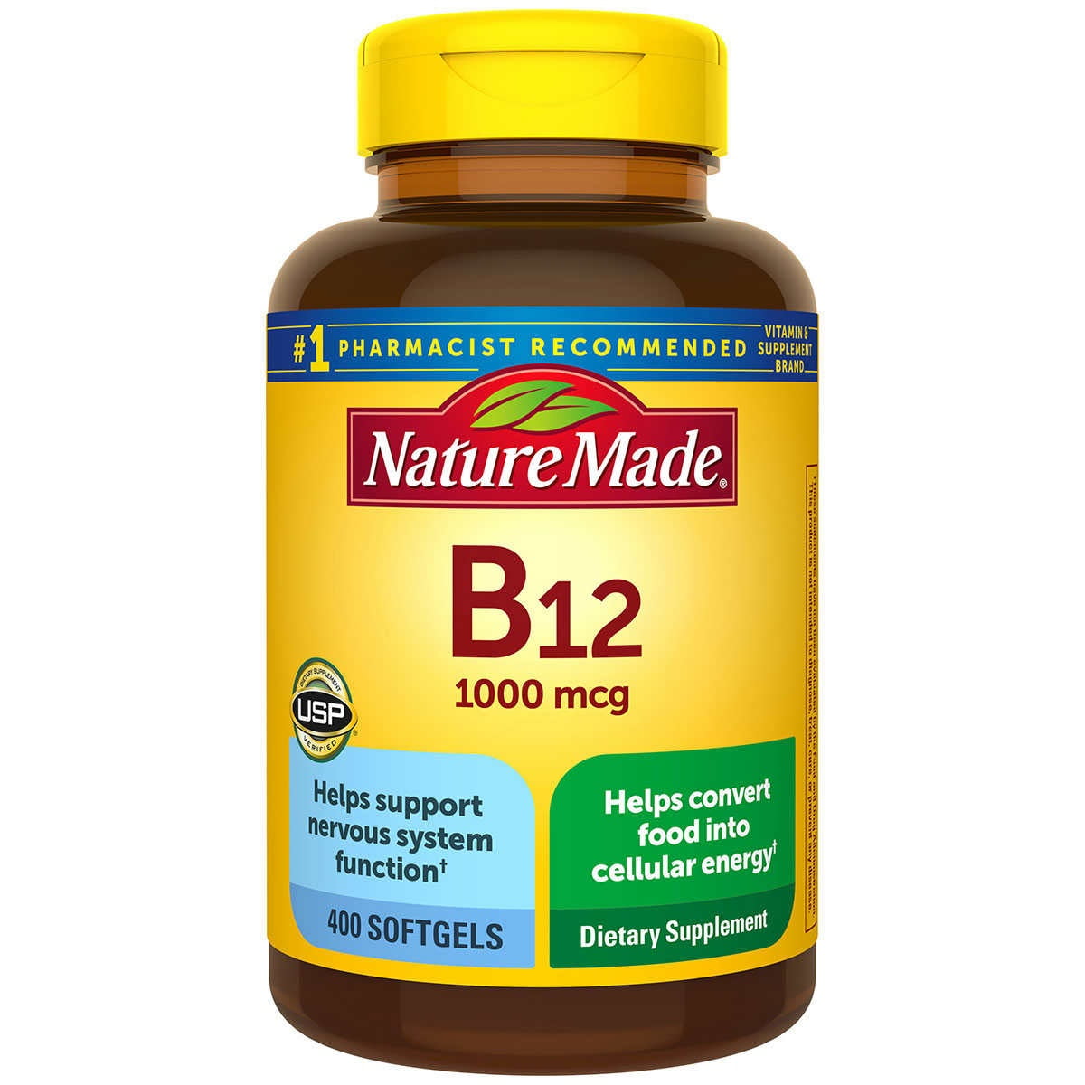Nature Made Vitamin B12 1000 mcg Softgels, 400 Count