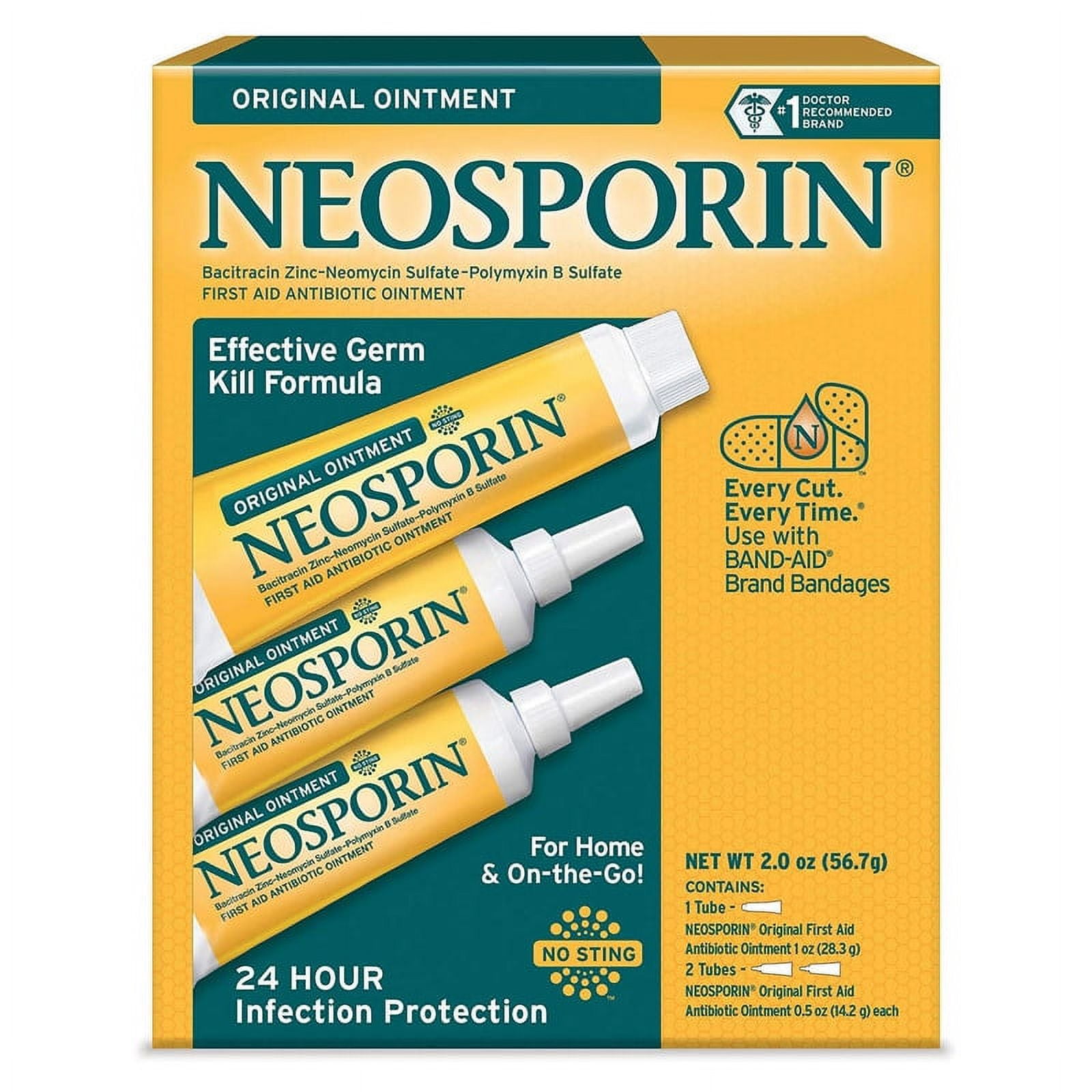 Neosporin Original Pain Relief Ointment (3 Tubes)