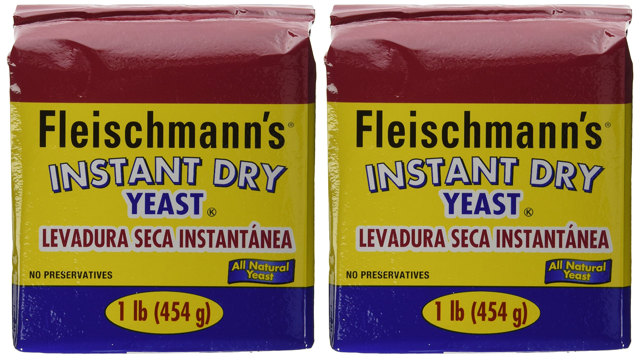 Fleischmann's Instant Yeast (16 oz, 2-Pack)