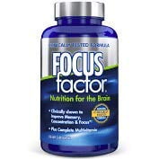 Focus Factor Brain Health Supplement, 180 Count (2-Pack)