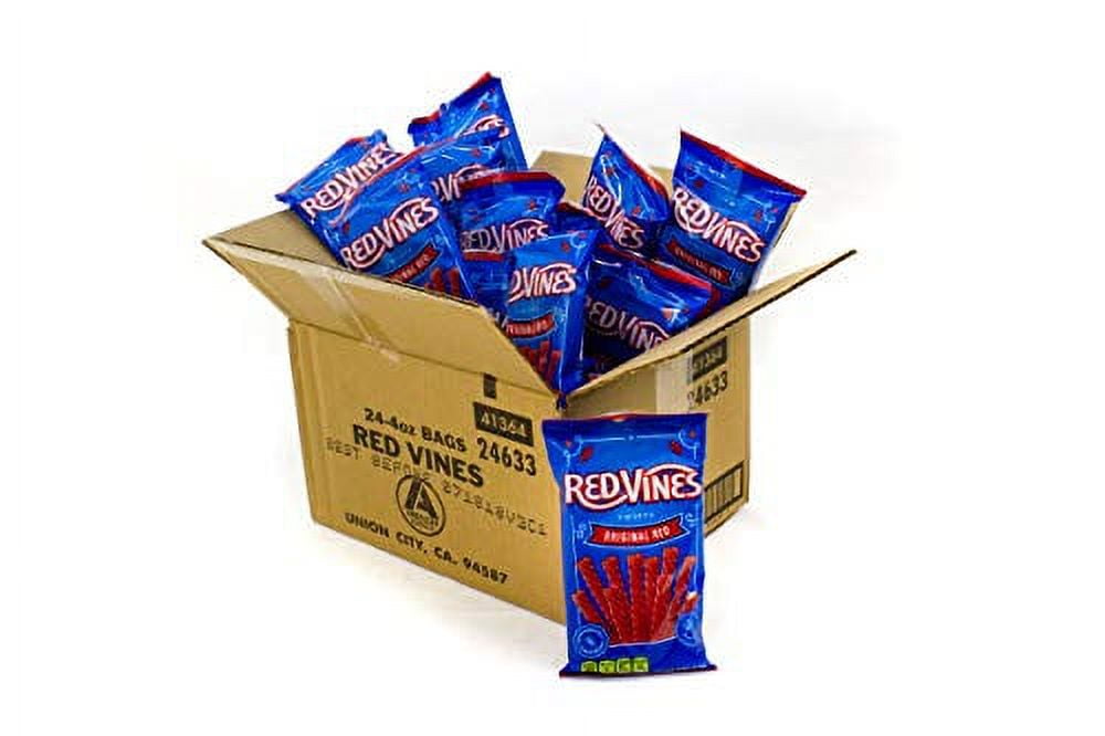 Red Vines Original Red Licorice Twists, 4 oz (24-Pack)