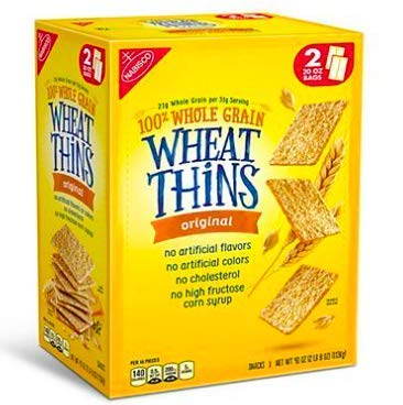 Nabisco Wheat Thins Original Crackers, 20 oz (2-Pack)