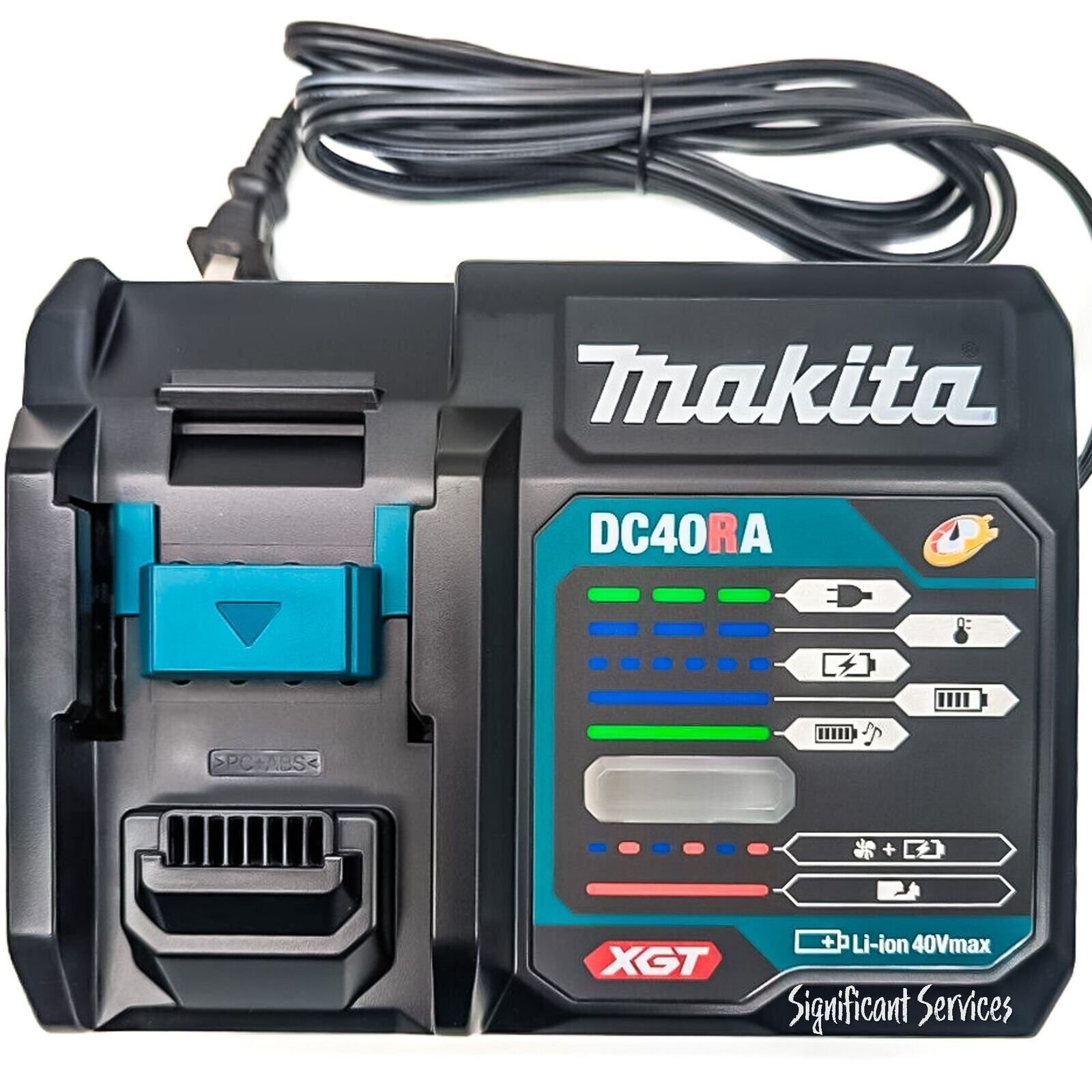 makita DC40RA 40V 充電器 New Makita DC40RA 40V Max XGT Lithium Ion Battery Charger Optimum