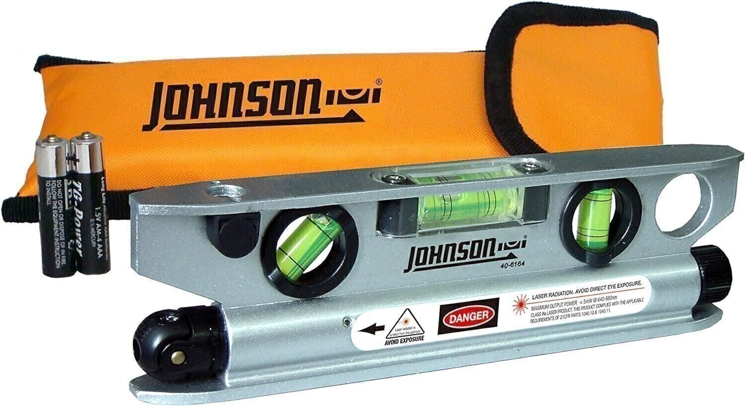 thumbnail image 2 of Johnson Structo-Cast 18-Inch Torpedo Level - Magnetic, Non-Conductive Orange Level For DIY & Pro Use 2 of 12