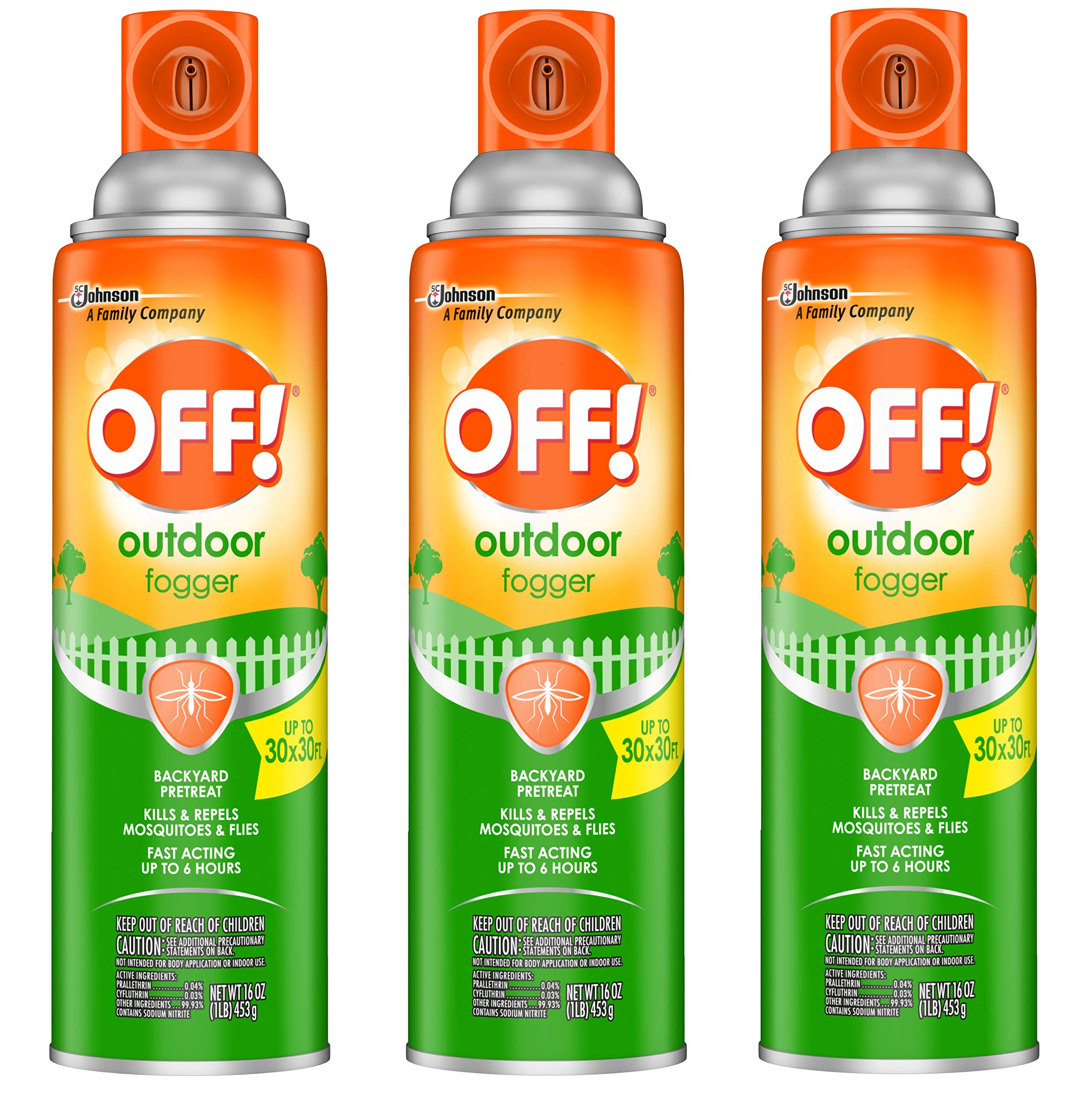 OFF! Outdoor Fogger, 16 oz (3-Pack)