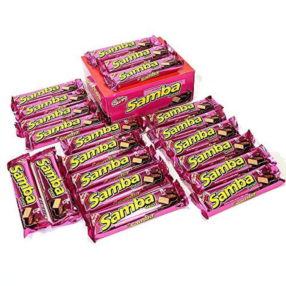 Samba Strawberry Chocolate-Covered Cookies