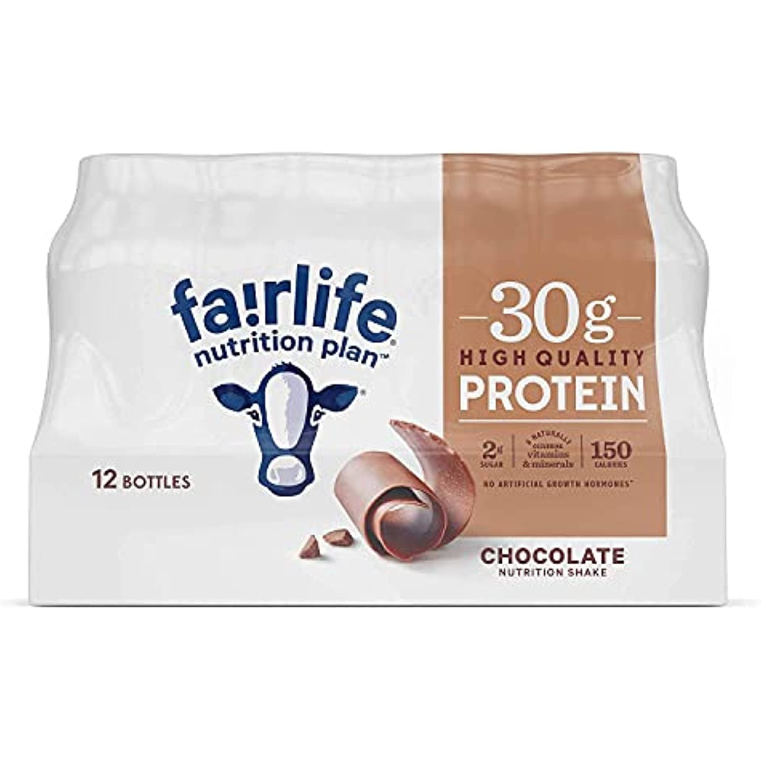 Fairlife Nutrition Plan Chocolate High Protein Shake, 36 Bottles (3 x 12-Pack)