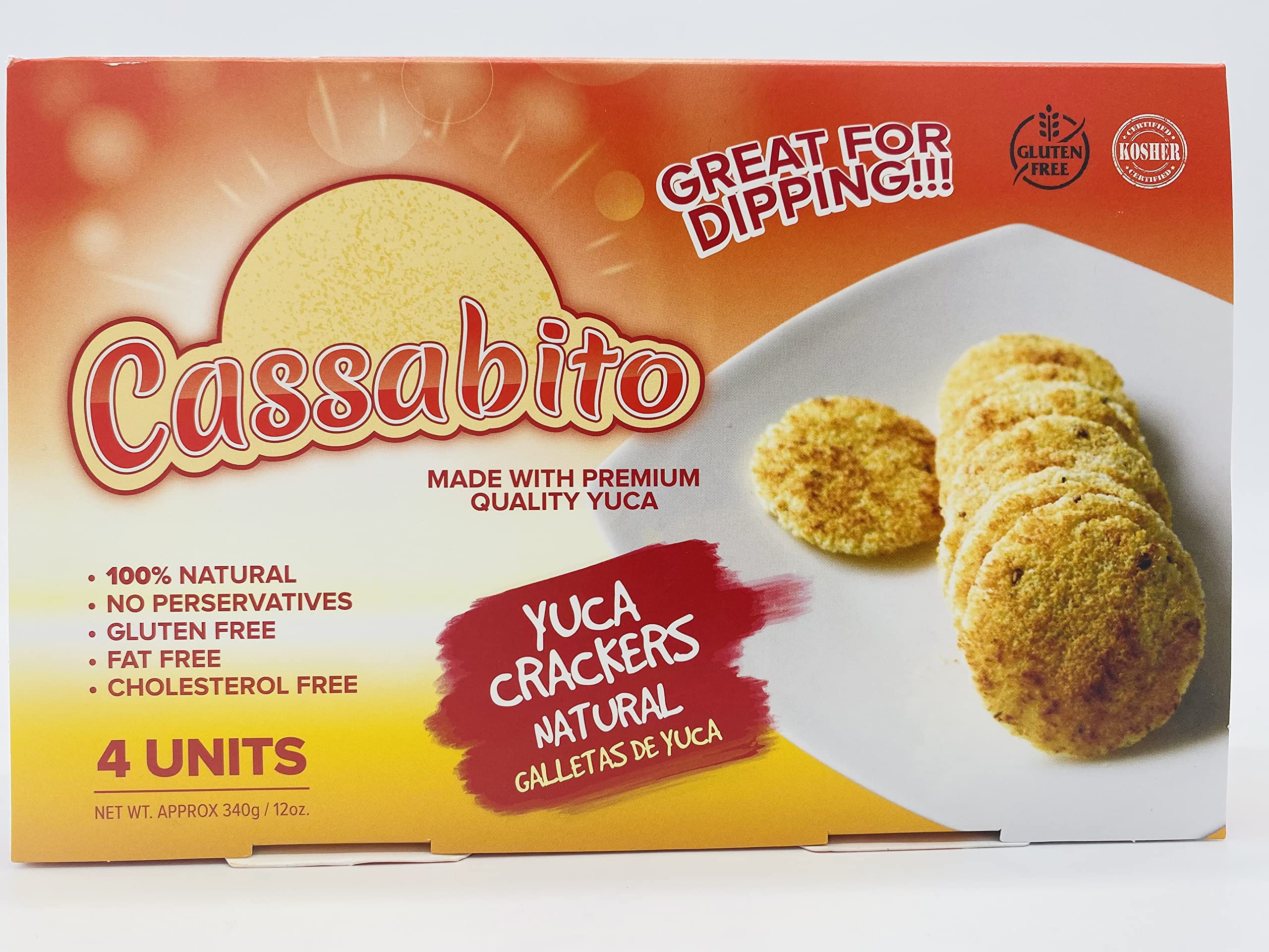 Casabito Natural Yuca Crackers