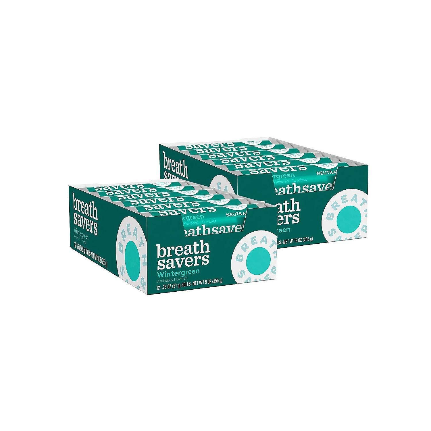Breath Savers Wintergreen Sugar-Free Breath Mints (0.75 oz, 24 Rolls)