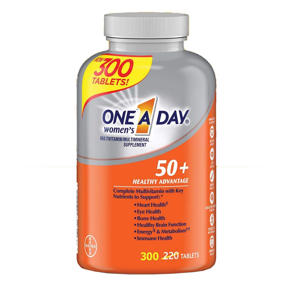 One A Day Women's 50+ Healthy Advantage Multivitamin, 300 Tablets