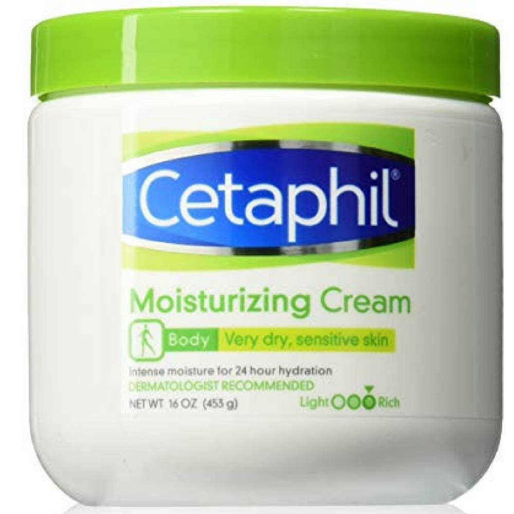 Cetaphil Fragrance-Free Moisturizing Cream for Dry & Sensitive Skin, 16 oz
