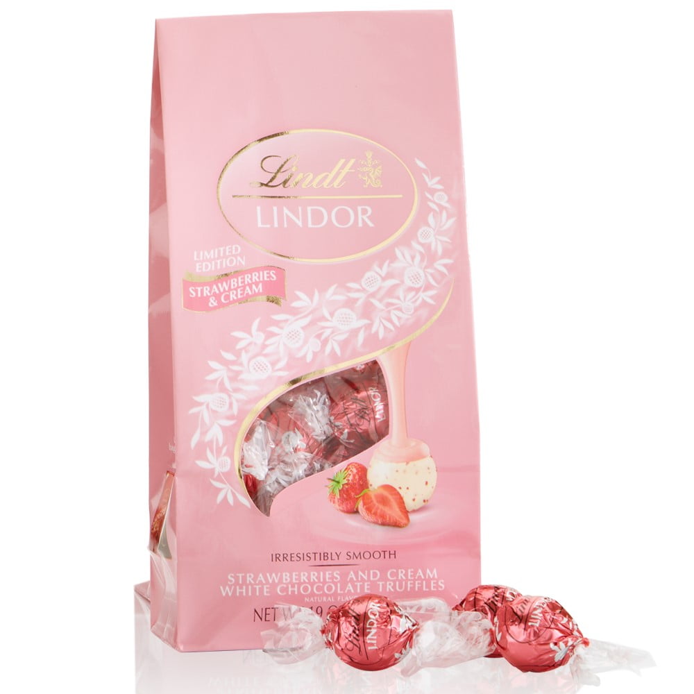 Lindt Lindor Strawberries & Cream Truffles, 19 oz