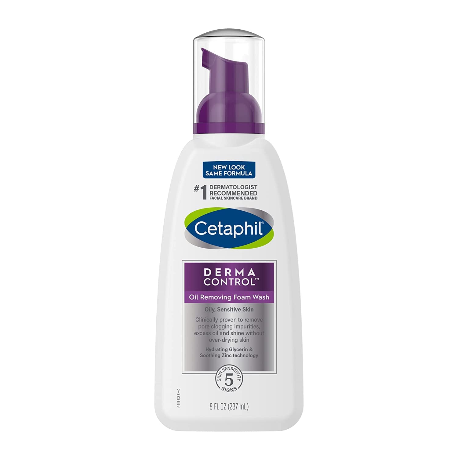 Cetaphil PRO DermaControl Oil-Removing Foam Wash, 8 oz