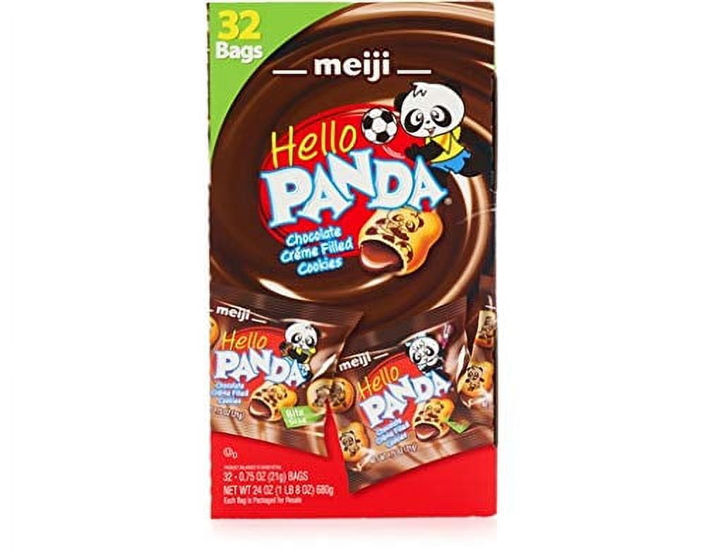Meiji Hello Panda Chocolate Creme Filled Cookies (32-Pack)
