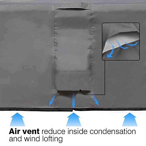 Vailge Veranda Rectangular/oval Patio Table Cover Heavy Duty and