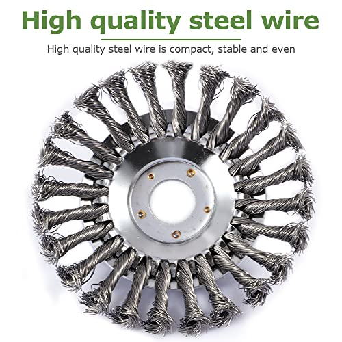 8 Inch Steel Wire Brush Cutter Trimmer Head Wead Eater Grass Trimmer