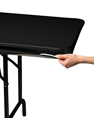 Creative Converting 701000 Stay-Put Plastic Table Cover, 29 by 72