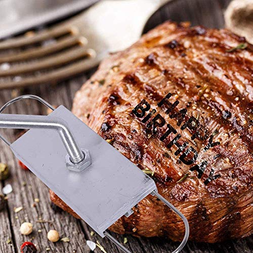 BBQ Meat Branding Iron with Changeable Letters and a Handy Draw- Great for Brand