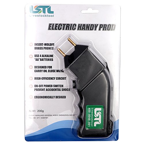 Cattle Prod Handy Stock Electric Livestock Prods Hot Shot Black Heavy Duty Stun for sale online