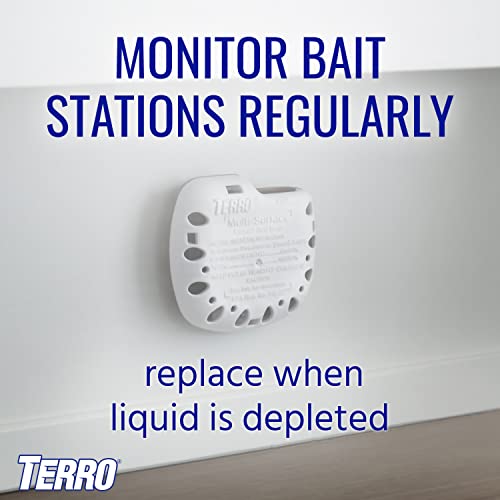 TERRO Multisurface Liquid Ant Baits 4 Discreet Bait Stations Orange