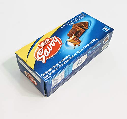 Savoy Venezuelan Milk Chocolate Bars – 5-Pack (130g each)