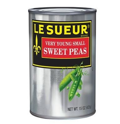 Le Sueur Very Young Small Sweet Peas, 15 oz (6-Pack)