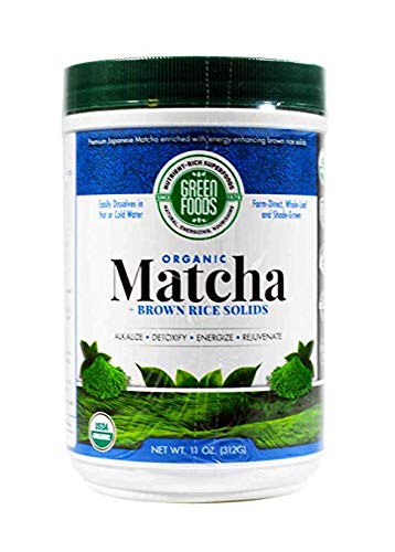 Green Foods Organic Matcha Green Tea Powder, 11 oz (2-Pack)