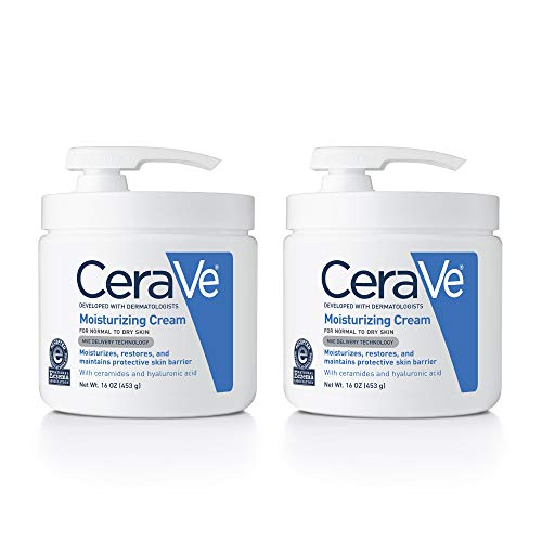 CeraVe Moisturizing Cream for Dry Skin (Pack of 2)