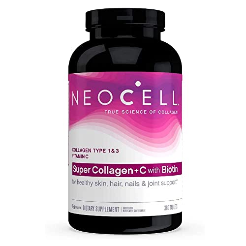NeoCell Super Collagen Type I & III + Vitamin C, 360 Tablets