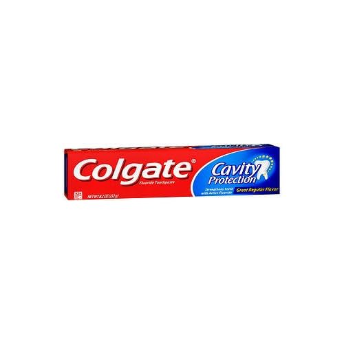 Colgate Cavity Protection Fluoride Toothpaste, Regular Flavor, 6-Pack (8 oz Each)