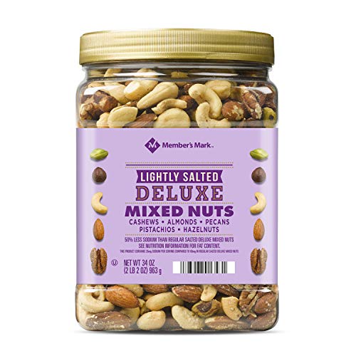 Member's Mark Lightly Salted Deluxe Mixed Nuts, 34 oz