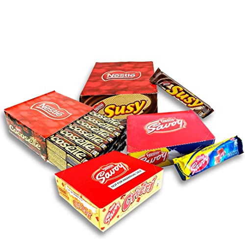 Venezuelan Cookie & Chocolate Bundle: Susy, Cocosette, Cri-Cri & Milk Bars (26 Pack)