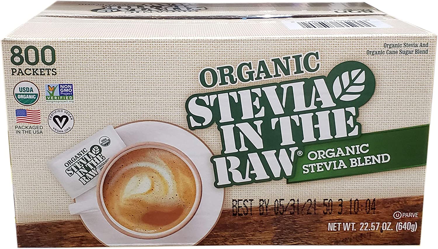 Stevia In The Raw Organic Zero-Calorie Sweetener