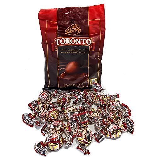 Nestle Savoy Toronto Chocolate-Covered Hazelnuts, 125g (14 Pieces), 3-Pack
