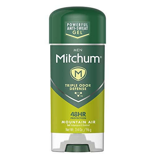 Mitchum Clear Gel Antiperspirant & Deodorant, Mountain Air, 3.4 oz (Pack of 6)