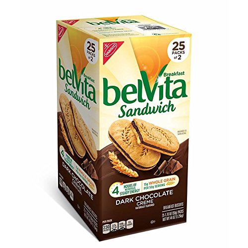 belVita Dark Chocolate Creme Breakfast Sandwich Biscuits