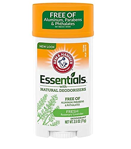 Arm & Hammer Essentials Natural Deodorant, Rosemary Lavender (Pack of 4)