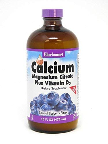 Bluebonnet Liquid Calcium Magnesium Citrate + D3