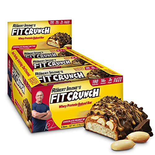 FITCRUNCH Snack Size Protein Bars, Designed by Robert Irvine