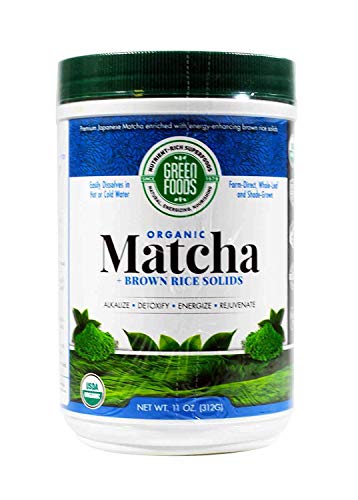 Green Foods Organic Matcha Green Tea Powder, 11 oz (2-Pack)
