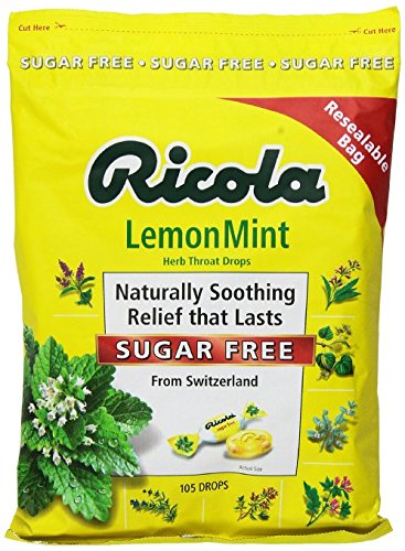 Ricola Sugar Free Lemon Mint Herbal Drops