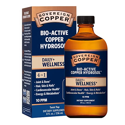 Sovereign Copper Bio-Active Copper Hydrosol Liquid Supplement