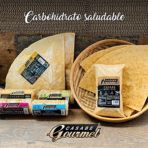 Casabe Gourmet Casabito Cassava Crackers, 12-Pack Box (840 g Total)