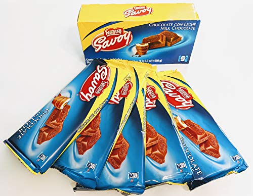 Savoy Milk Chocolate Bar from Venezuela, 130 g (5-Pack)