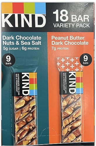 KIND Variety Pack Snack Bars, 18 Count